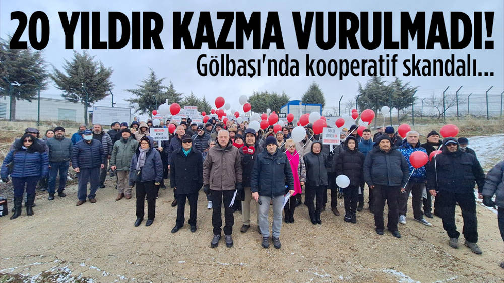 Gölbaşı’nda 20 yıllık kooperatif mağduriyeti