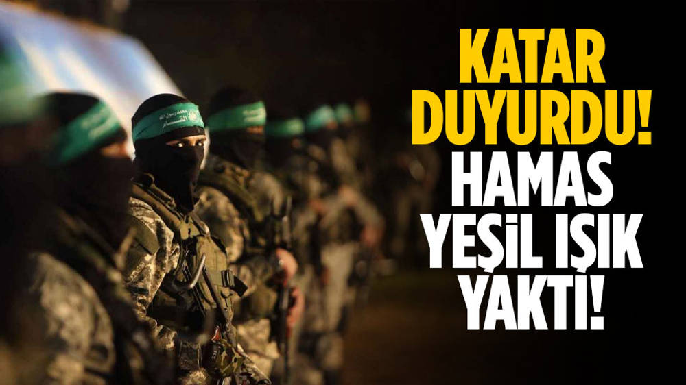 Hamas ateşkes için ön onay verdi