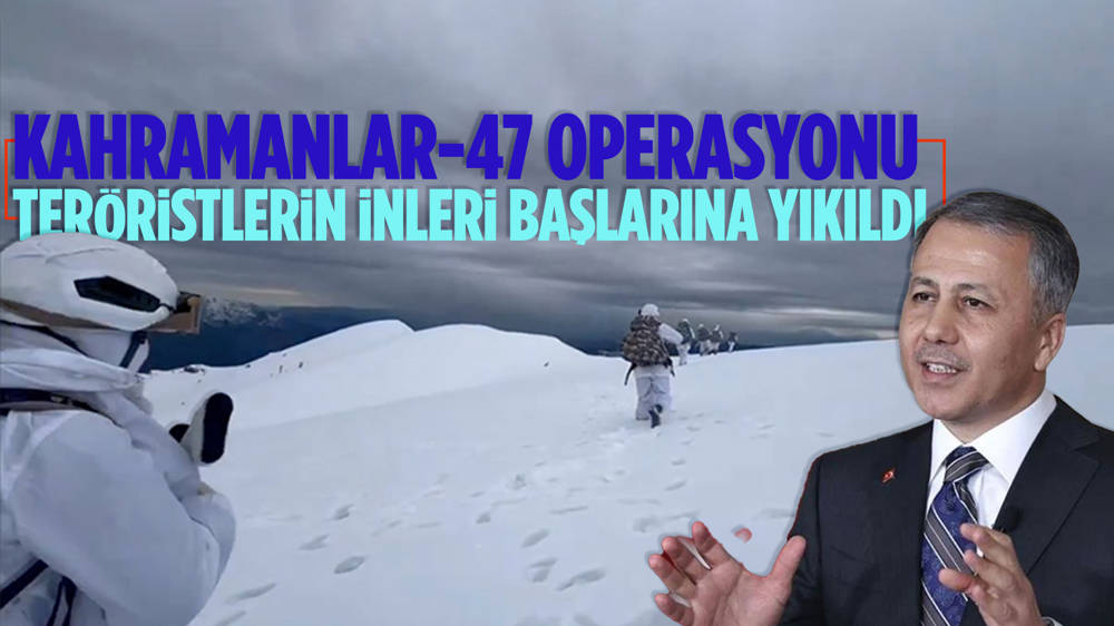 İçişleri Bakanı Ali Yerlikaya'dan Kahramanlar 47 Operasyonu paylaşımı