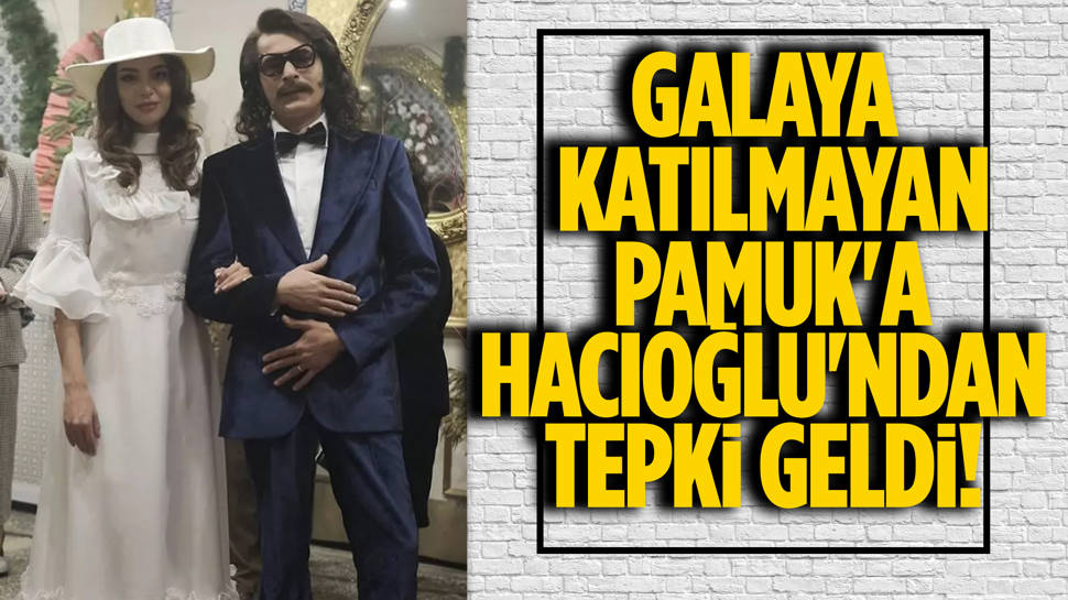 İsmail Hacıoğlu'ndan Melisa Aslı Pamuk'a gala tepkisi!