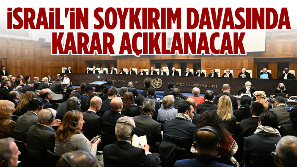 İsrail'in ''soykırım'' davasında karar 26 Ocak'ta açıklanacak