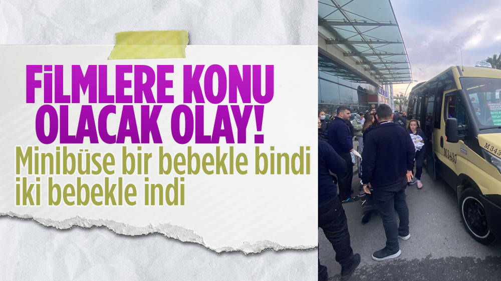 İstanbul’da şoke eden olay: Yolcu minibüsünde doğurdu 