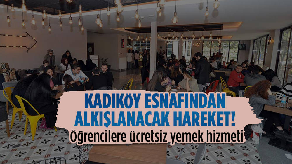 Kadıköy esnafından öğrencilere büyük destek!