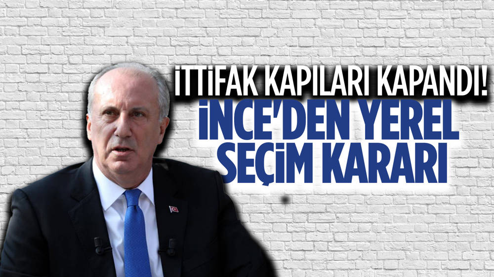 Muharrem İnce, yerel seçimde izleyecekleri yol haritasını açıkladı!