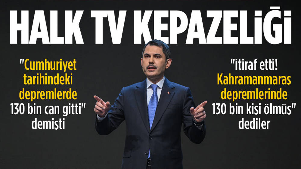 Murat Kurum'dan Halk TV kepazeliğine tepki!