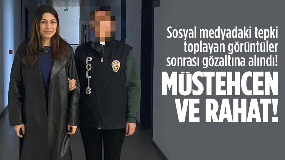 Sosyal medyada müstehcen yayınlar yapan kadın gözaltında