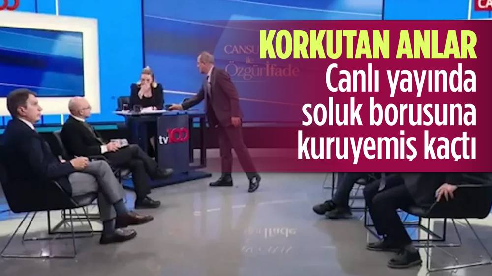 Canlı yayında soluk borusuna kuruyemiş kaçan sunucu Cansu Canan Özgen’in zor anları