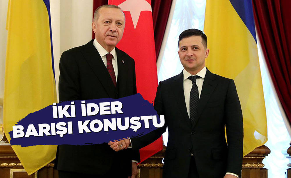 Cumhurbaşkanı Erdoğan, Zelenskiy ile telefonda görüştü