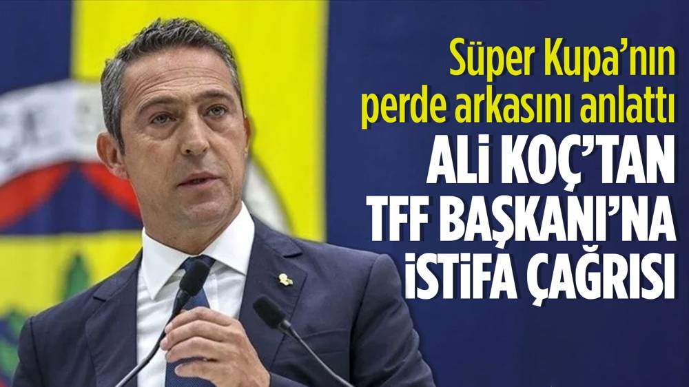  Fenerbahçe Başkanı Ali Koç’un Habertürk’teki açıklamaları gündem oldu