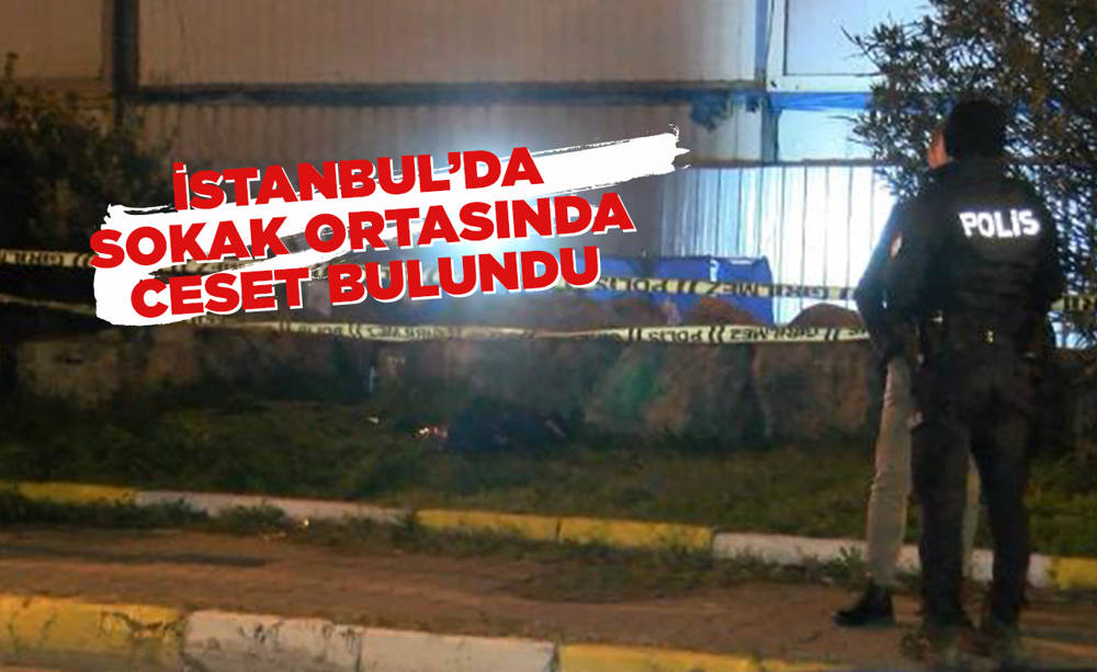 İstanbul'da yolda erkek cesedi bulundu