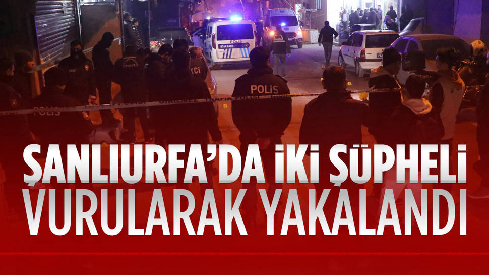 'Dur' ihtarına uymayan 2 şüpheli vurularak yakalandı