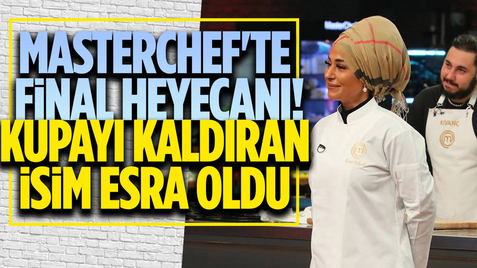 MasterChef All Star'da Esra şampiyon oldu!