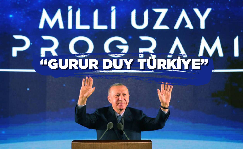 Cumhurbaşkanı Erdoğan'dan Milli Uzay Programı paylaşımı