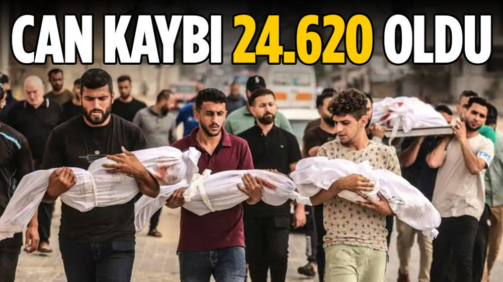 Gazze’de Can Kaybı 24.620 Oldu