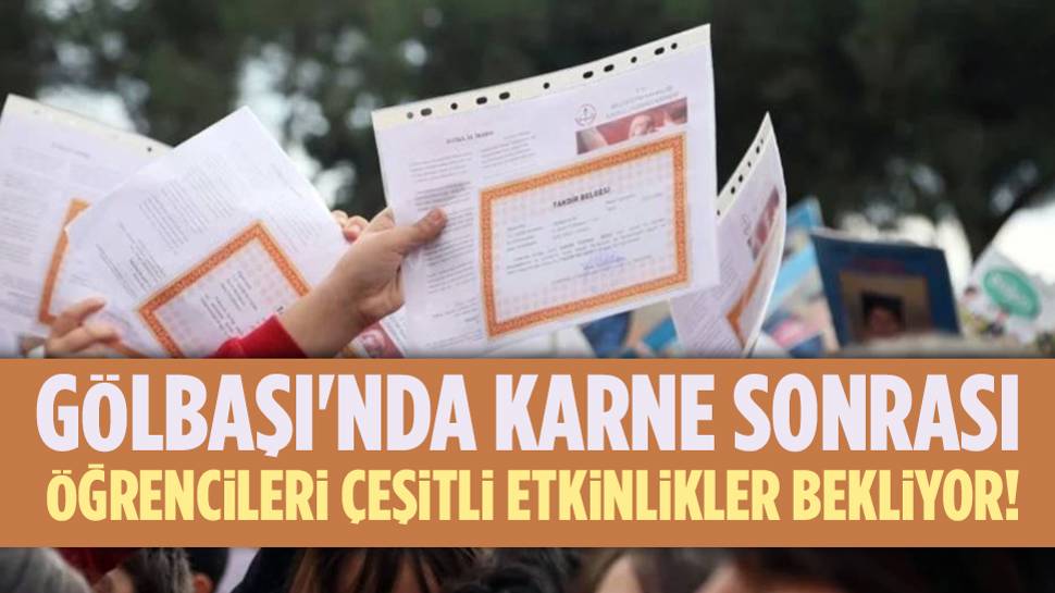 Gölbaşı Belediyesinden öğrencilere hediye!