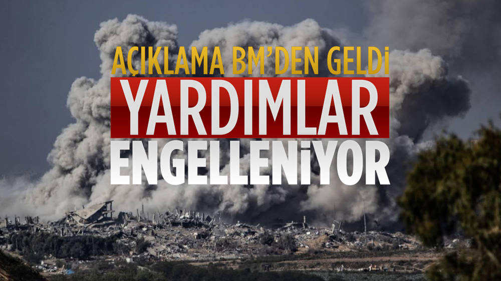 Yardımların ulaşması engelleniyor...