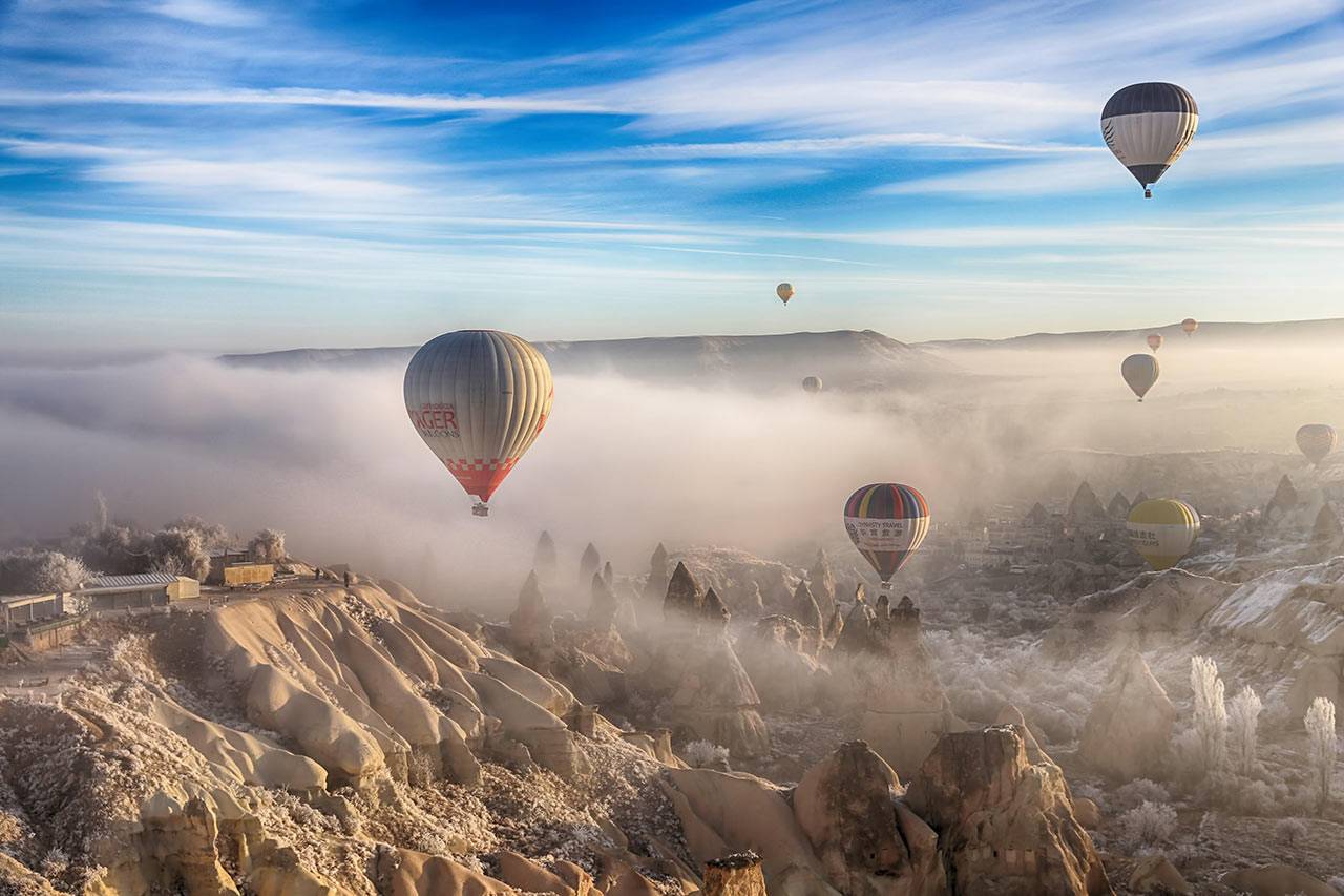 Sıcak hava balonu turizmi: 9 ayda 700.000 yolcu!