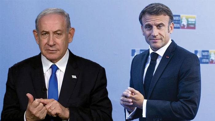 Netanyahu ile Macron arasında kritik görüşme