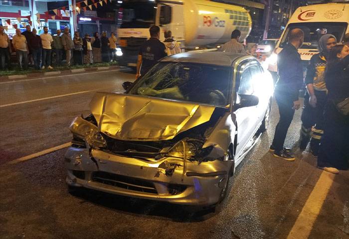 Samsun'da zincirleme trafik kazasında 13 kişi yaralandı