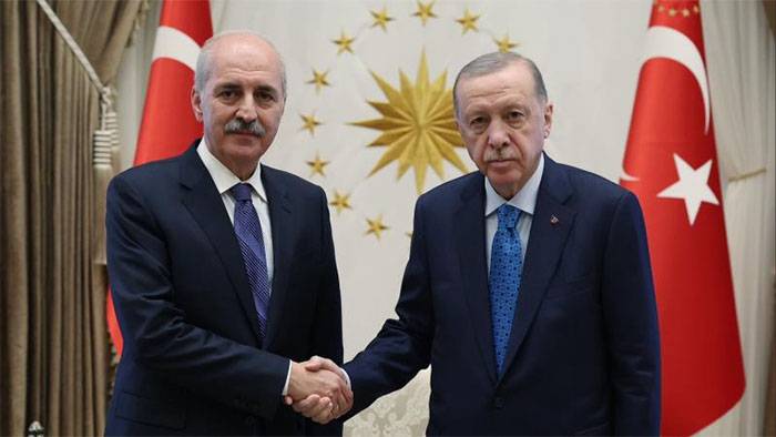 Külliye'de kritik görüşme: Erdoğan Kurtulmuş'u kabul etti