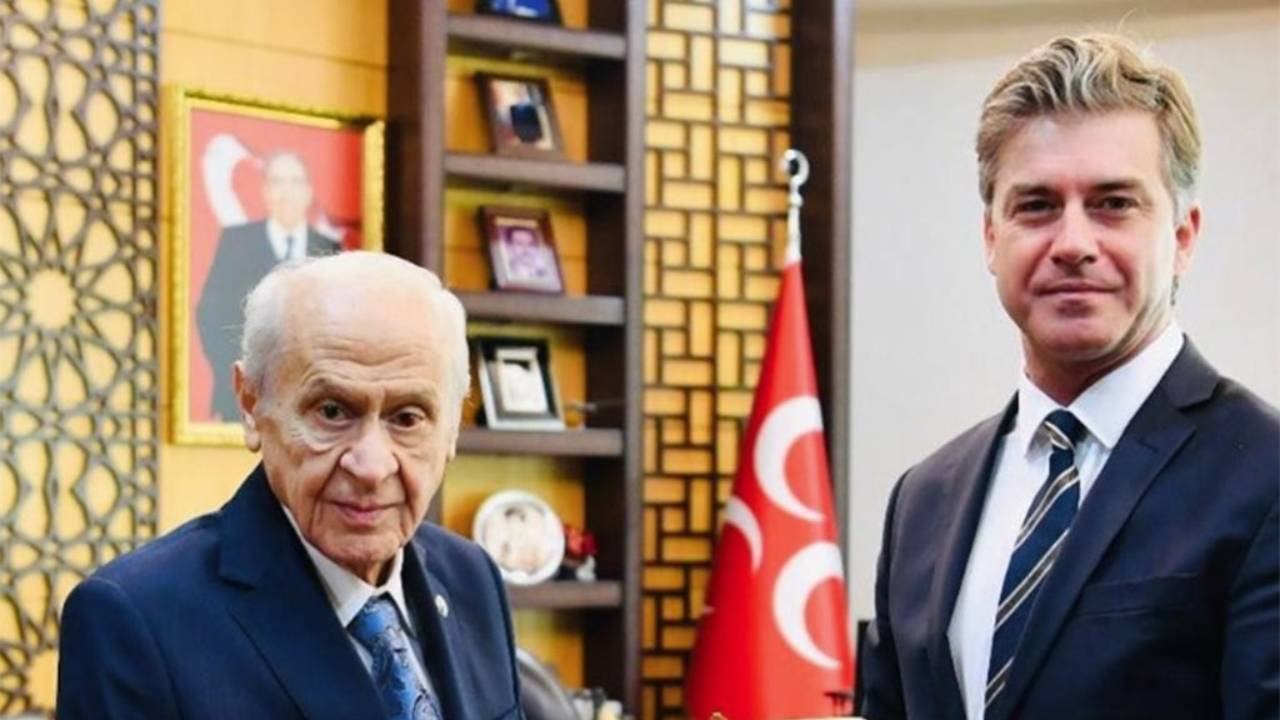 Tan Sağtürk, Devlet Bahçeli'yi ziyaret etti!