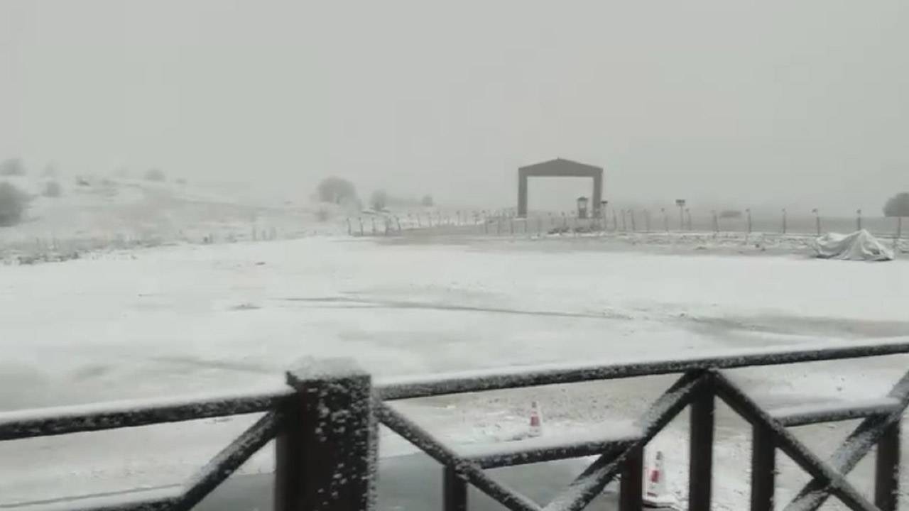 Karabük'ün yüksek bölgeleri beyaza büründü