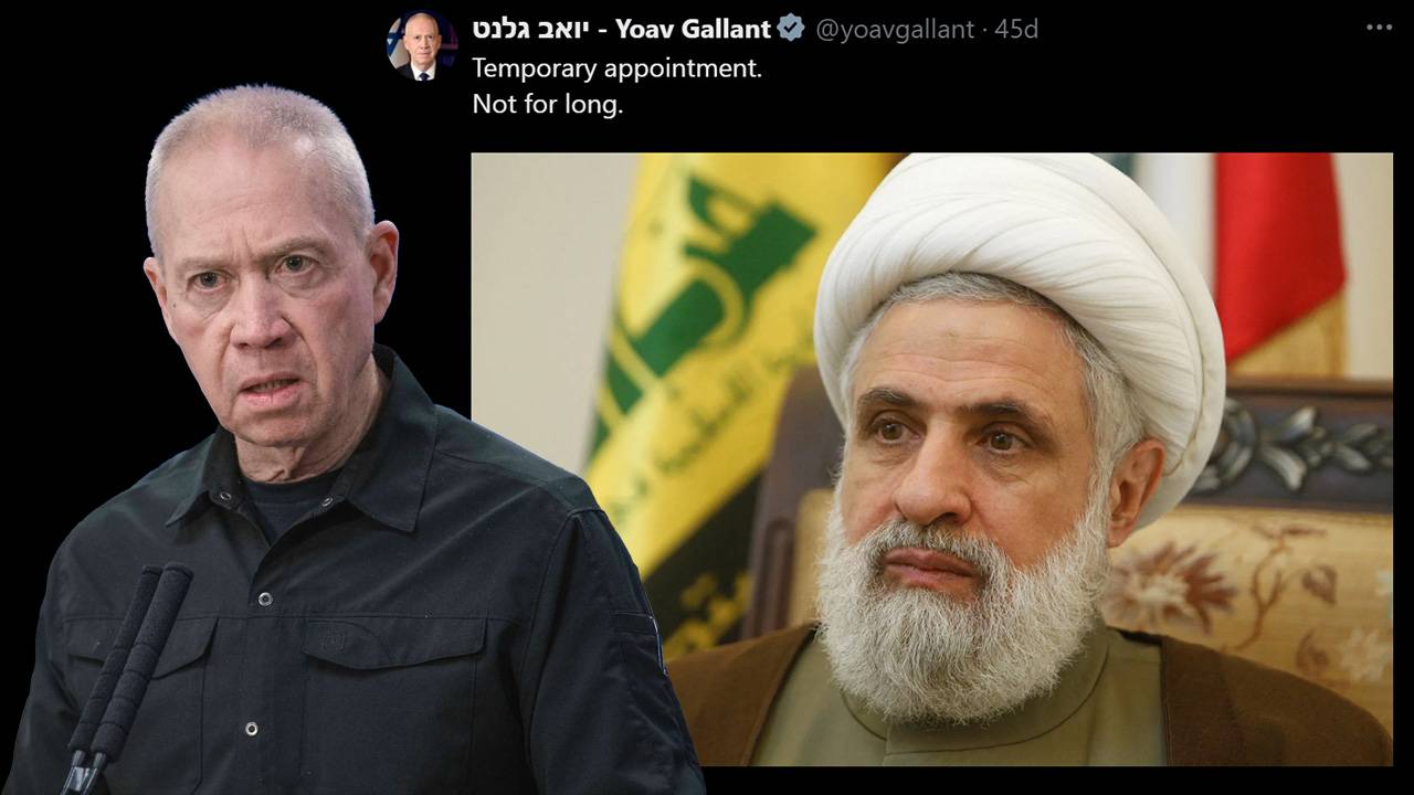 Gallant'tan Hizbullah'ın yeni liderine ''suikast'' mesajı