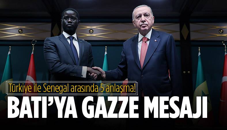 Türkiye ile Senegal arasında 5 anlaşma! Erdoğan'dan açıklamalar