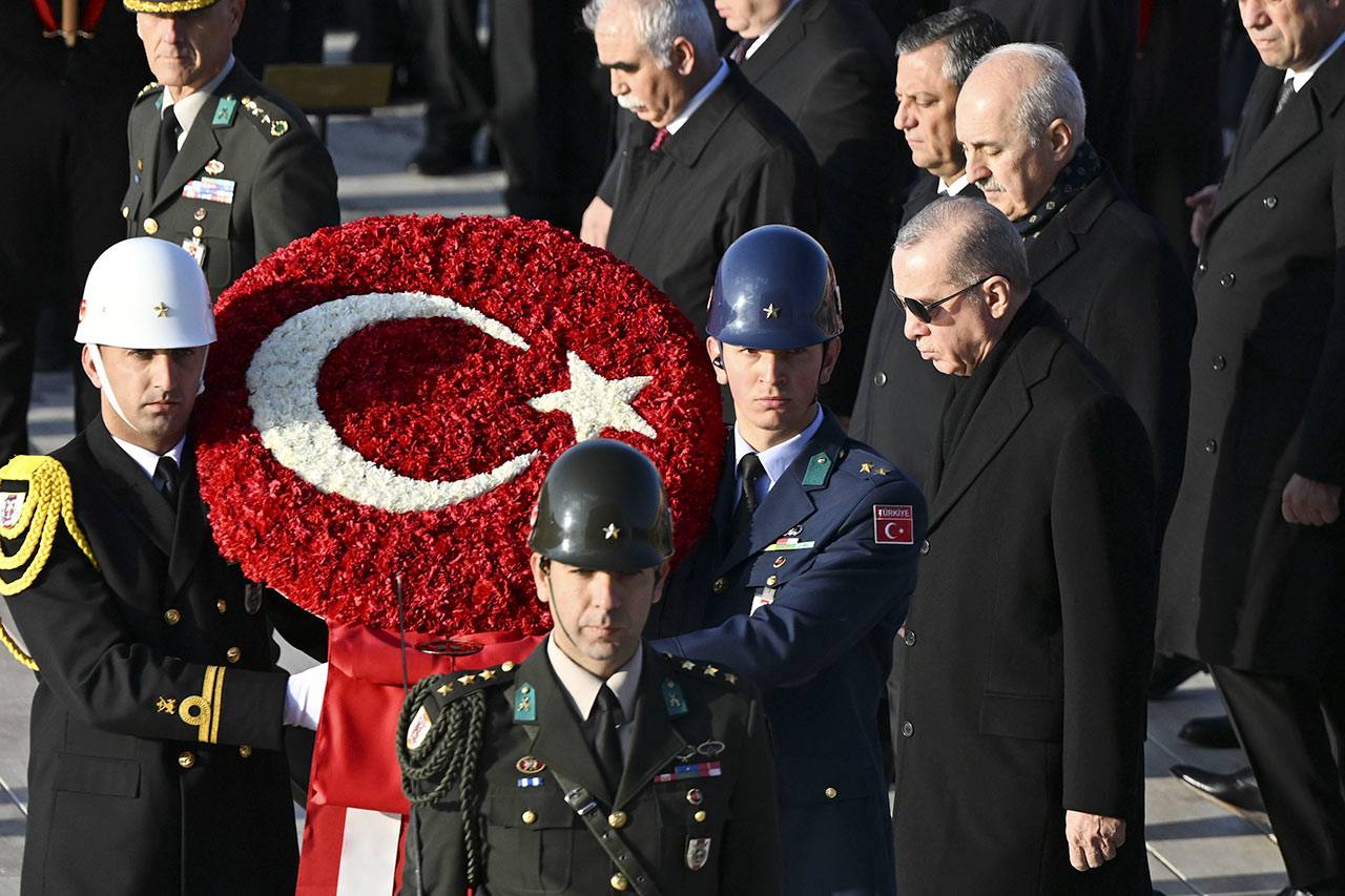 Cumhurbaşkanı Erdoğan, 1. Cumhurbaşkanı Atatürk'ü andı