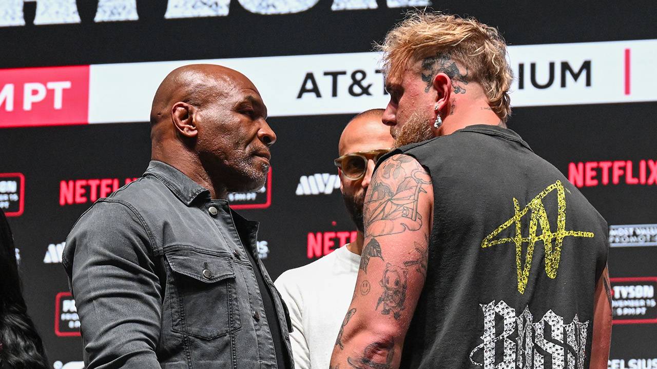 Mike Tyson ile Jake Paul, basın toplantısında yüzleşti