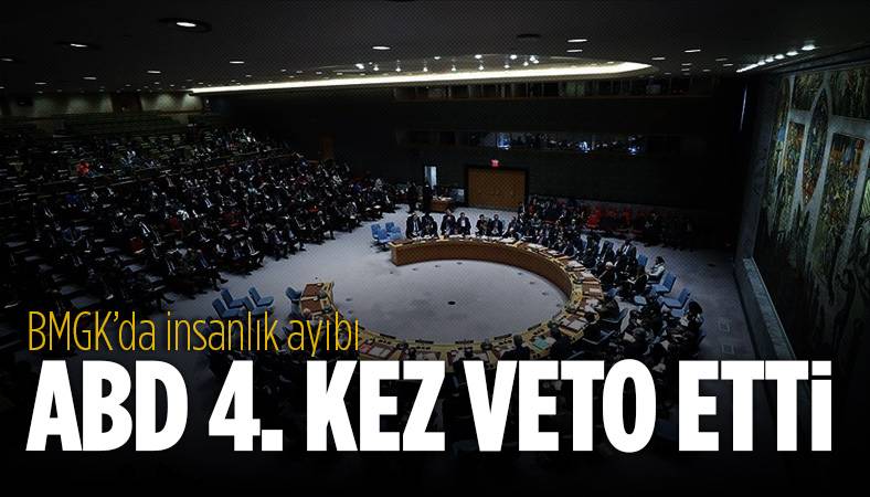 Gazze'de acil ateşkes tasarısına ABD vetosu