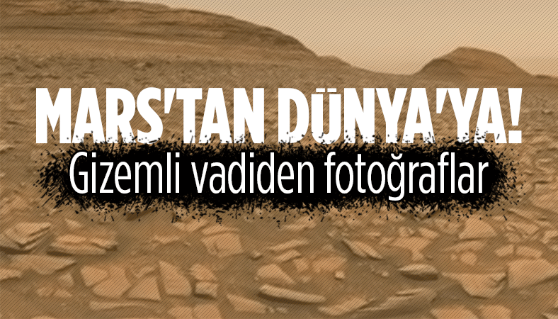 Mars'taki gizemli vadiden çarpıcı fotoğraflar