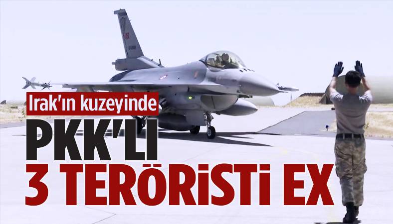 TSK, Irak'ın kuzeyinde PKK'lı 3 teröristi etkisizleştirdi