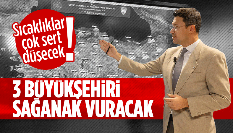 Ülke genelinde sıcaklıklar 10-15 derece düşecek