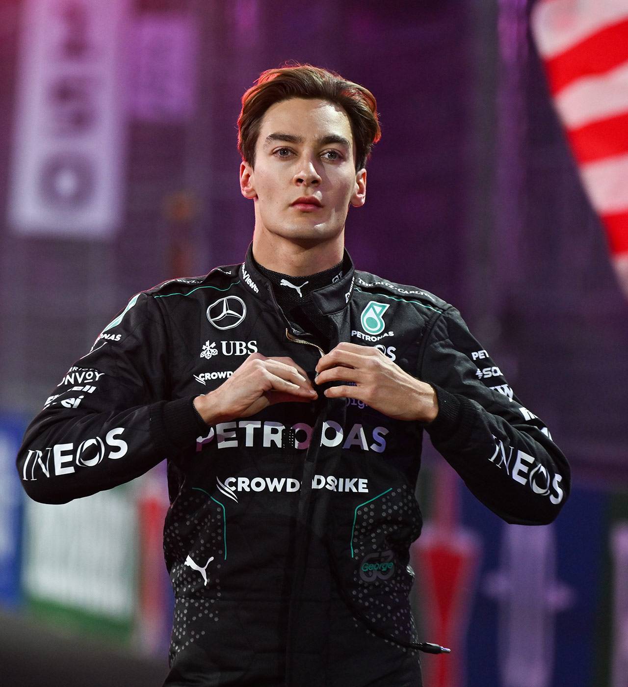 Mercedes pilotu George Russell 