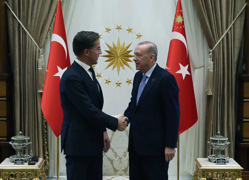 Cumhurbaşkanı Erdoğan, NATO Genel Sekreteri Rutte ile bir araya geldi