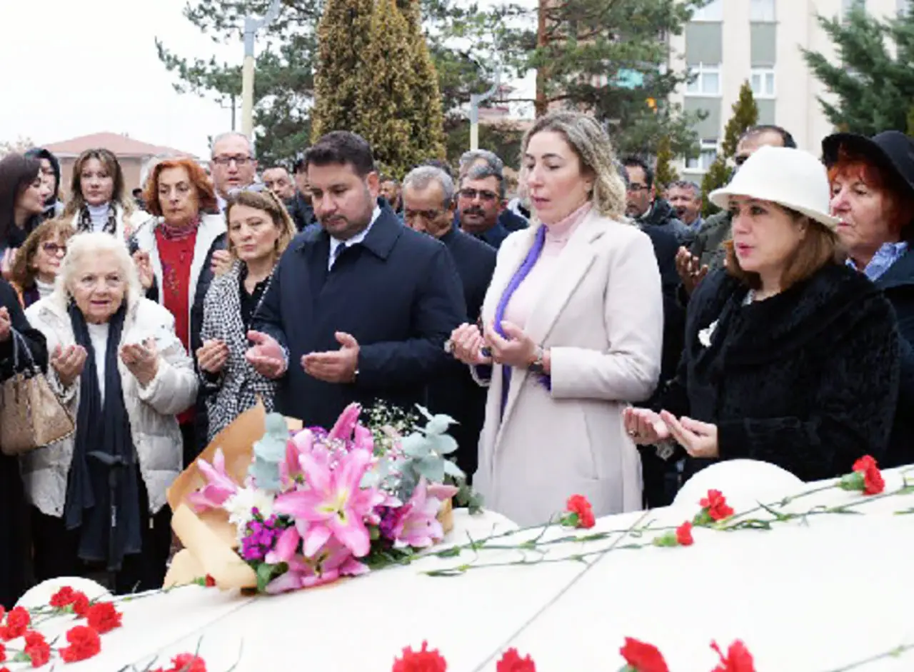 Ankara'da Satı Kadın mezarı başında anıldı