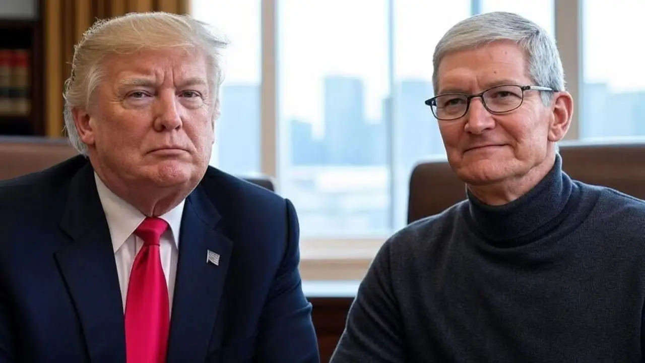 Sıraya girdiler! Apple CEO'su Cook da Trump'la görüştü