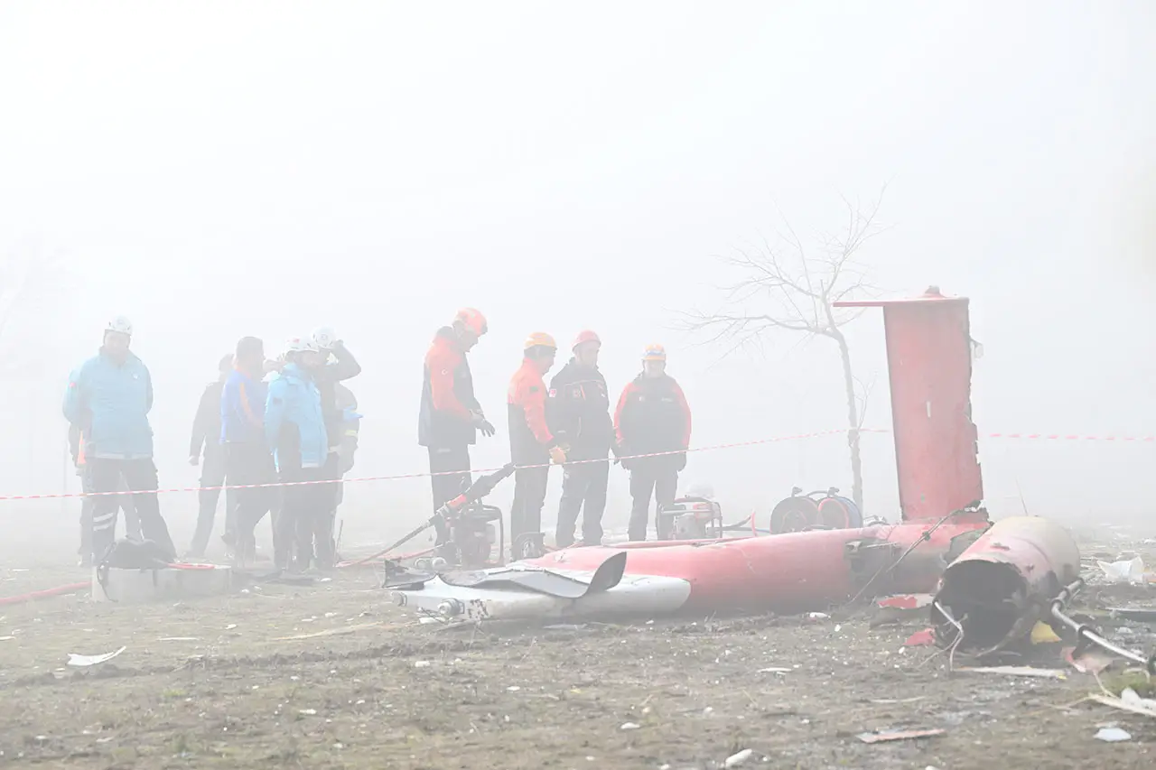 Muğla'da ambulans helikopterin hastaneye çarpma anı