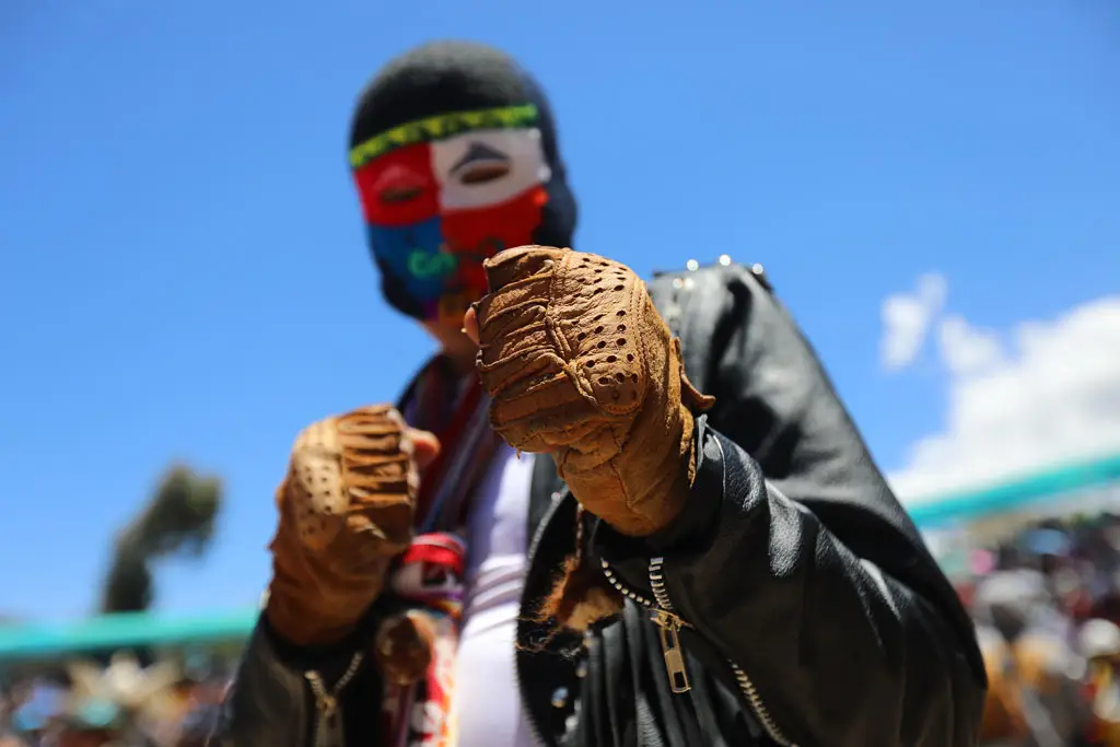 Peru'da Takanakuy Festivali başladı: Kuralsız dövüşüyorlar!