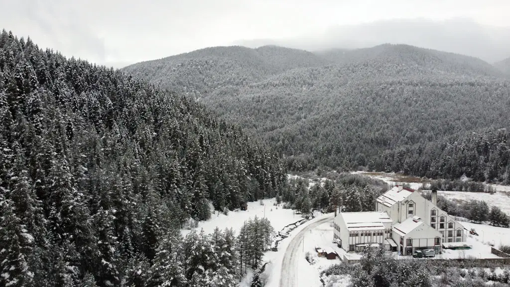 Ilgaz Dağı'ndan büyüleyici kar manzaraları