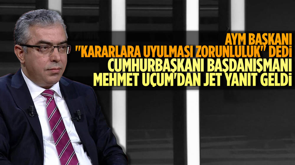 AYM Başkanı Zühtü Arslan’a Cumhurbaşkanı Başdanışmanı Mehmet Uçumdan jet yanıt