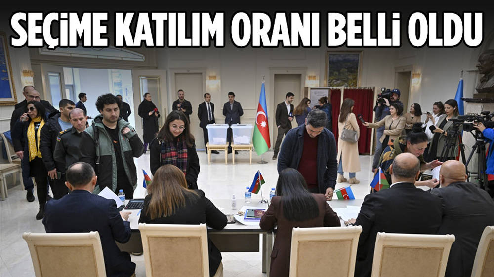 Azerbaycan’da seçime katılım oranı açıklandı