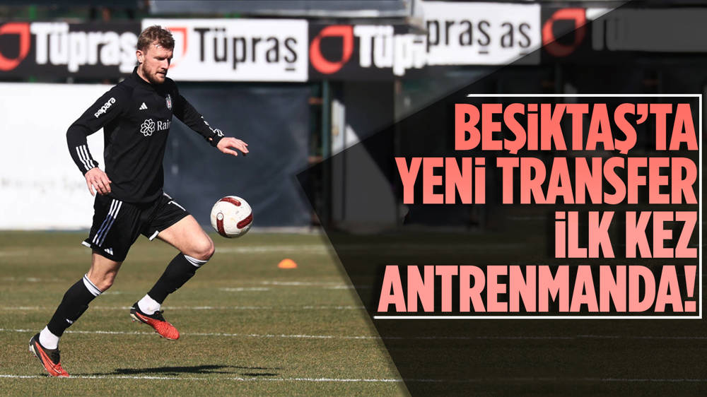 Beşiktaş'ta yeni transfer Joe Worrall ilk antrenmanına çıktı