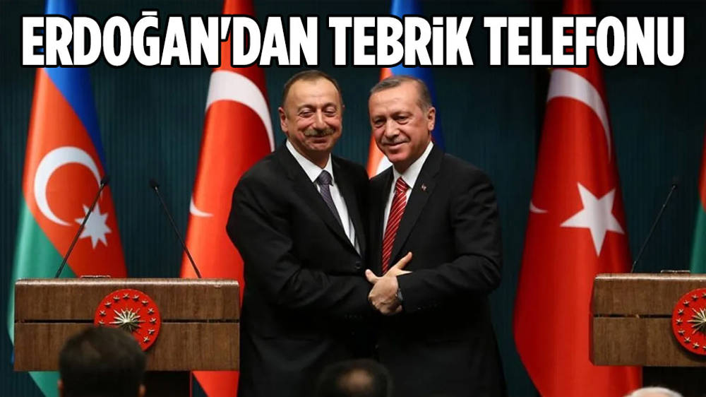 Erdoğan'dan, Aliyev'e tebrik telefonu!