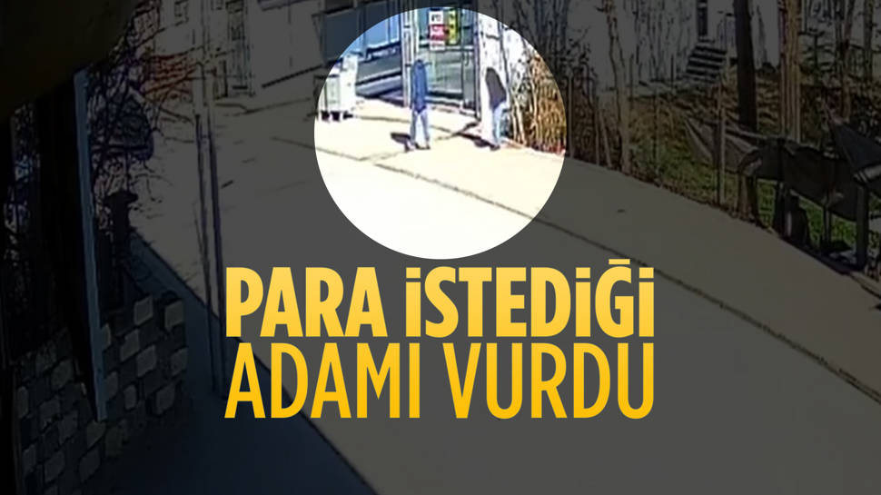 Para istediği adamdan 'ret' cevabı alınca ayağından vurdu...