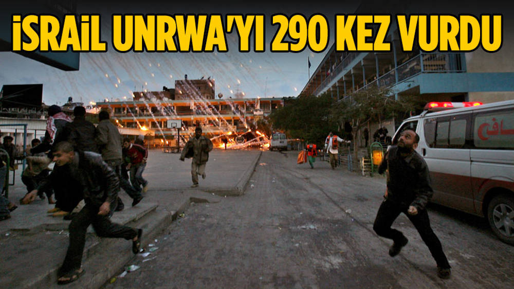 UNRWA: İsrail tesislerimizi 290 kez vurdu