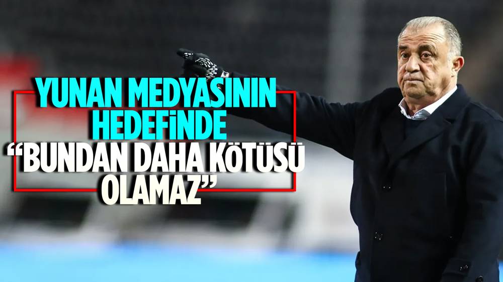 10 kişi kalan Lamia’ya 2 puan kaptıran Fatih Terim ve Panathinaikos'a Yunan basınında ağır eleştiri