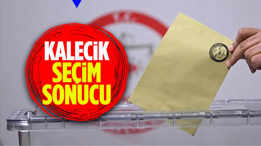 31 Mart 2024 Seçimleri Kalecik'de oy dağılımı