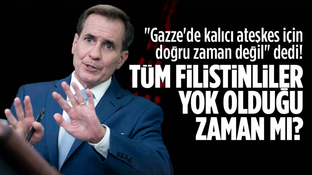 ABD: Gazze'de kalıcı ateşkes için doğru zaman değil